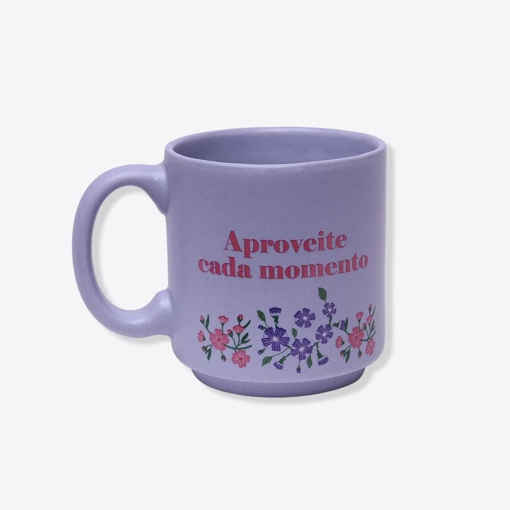 Caneca Mini Tina Floral - Zonacriativa