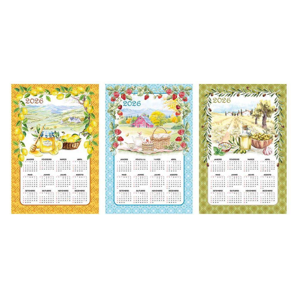 Jogo 12 Panos De Copa Prato Havana Dohler Calendário 2026 A