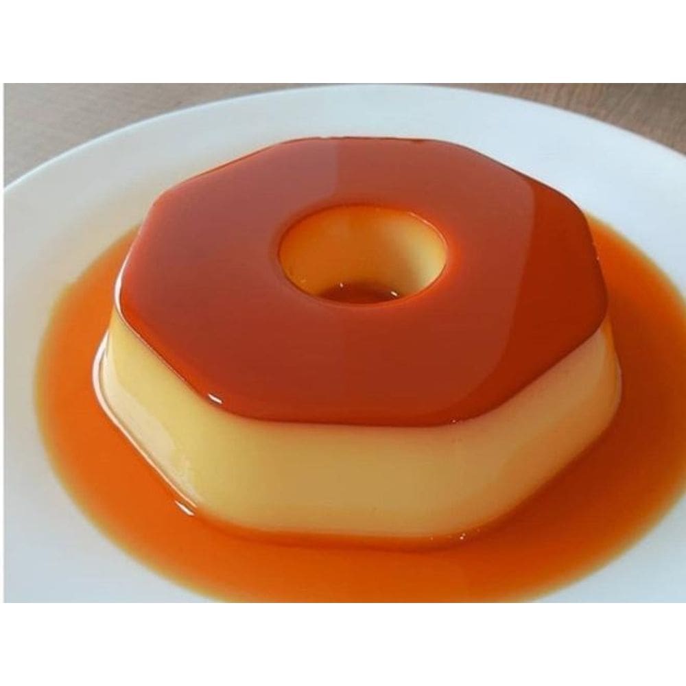 Forma De Pudim Plástico Grande Com Tampa 500Ml - 6 Unidades