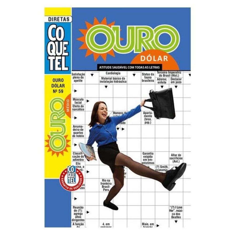 Palavras-Cruzadas Diretas Coquetel Ouro Dólar 59