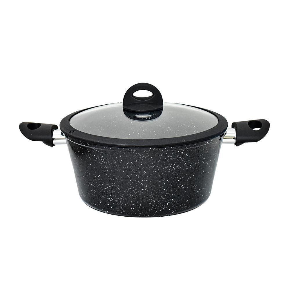 Caçarola Antiaderente Indução 24Cm Viena Black - Casambiente