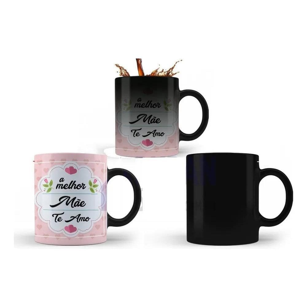 Caneca Mágica Presente Para Mãe Frase: A Melhor Mãe Te Amo
