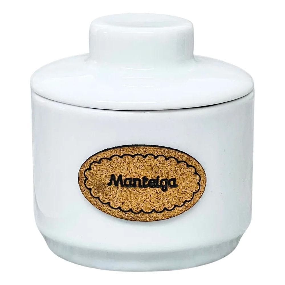 2X Mantegueira Francesa Em Porcelana Premium Branca 250 Gram