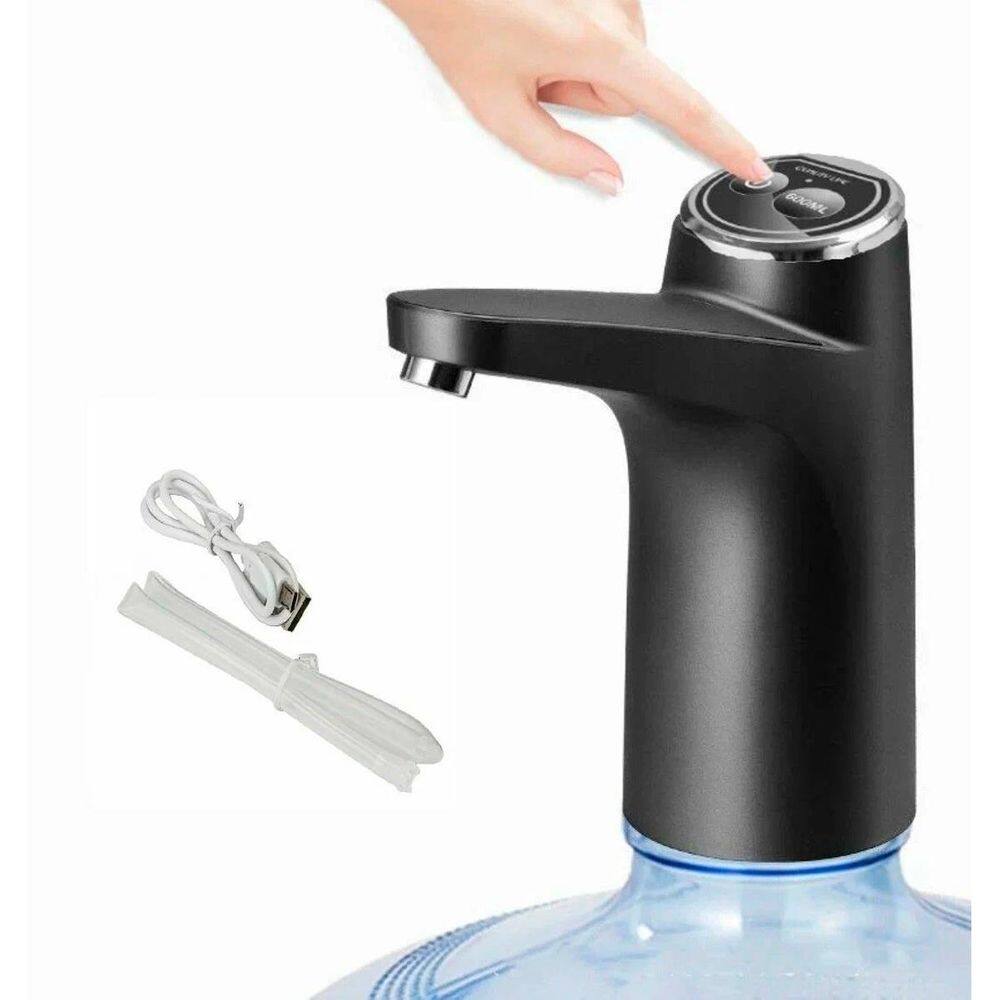 Bomba Elétrica Galão Água Natural Com Mangueira De Silicone