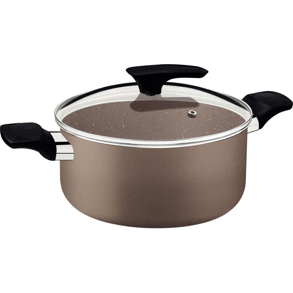 Caçarola Tramontina Antiaderente Milazzo 28Cm Amêndoas