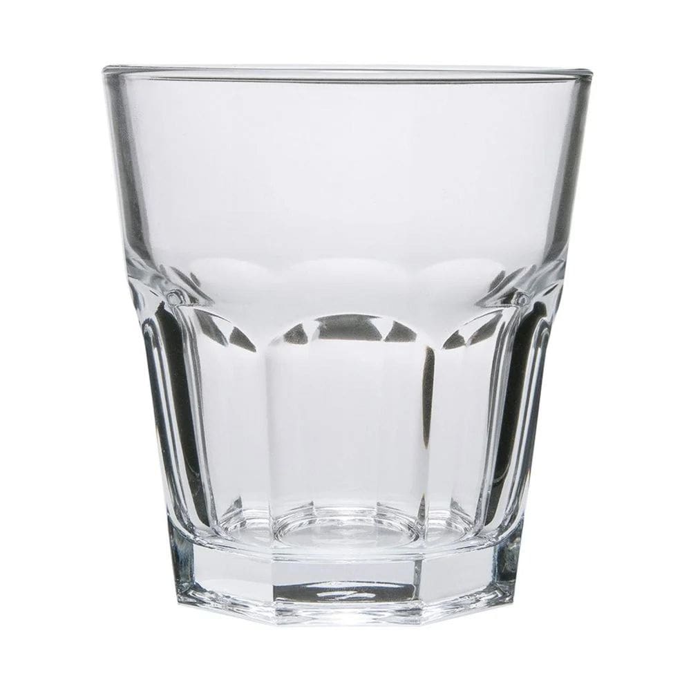 Copo Baixo Vidro Grosso 355Ml Água Suco Resistente Luxo