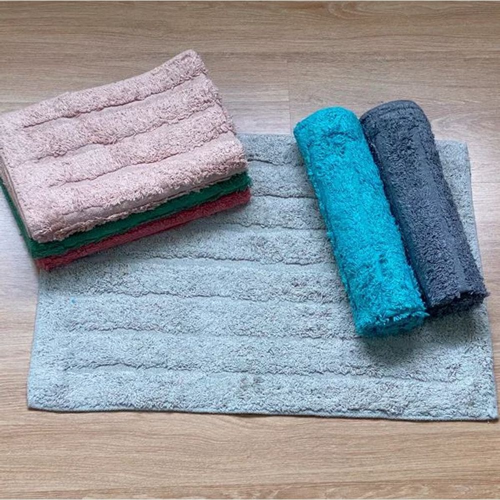 Tapete de Banheiro Indiano Curaçau - 100% algodão - 45 X 70 cm - Rozac