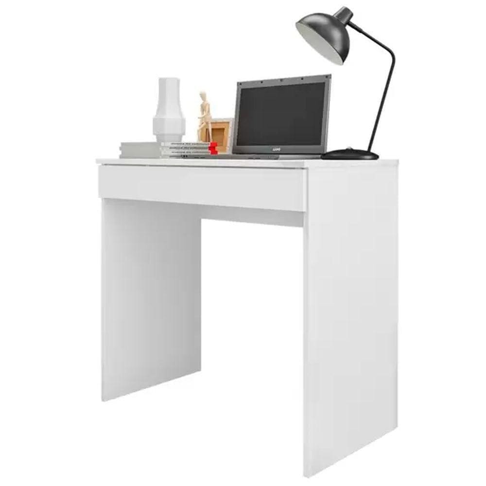 Escrivaninha Para Computador Alexia Ajl Móveis Branco