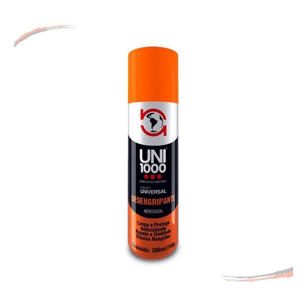 Óleo Lubrificante Aerossol 300ml Desengripante Uni1000 [f103]