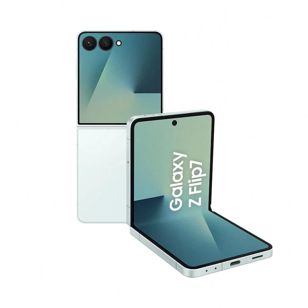 Smartphone Samsung Galaxy Z Flip7 5G 256GB 12GB RAM Câmeras Traseiras 50MP + 12MP Selfie 10MP Tela 6.9” Verde