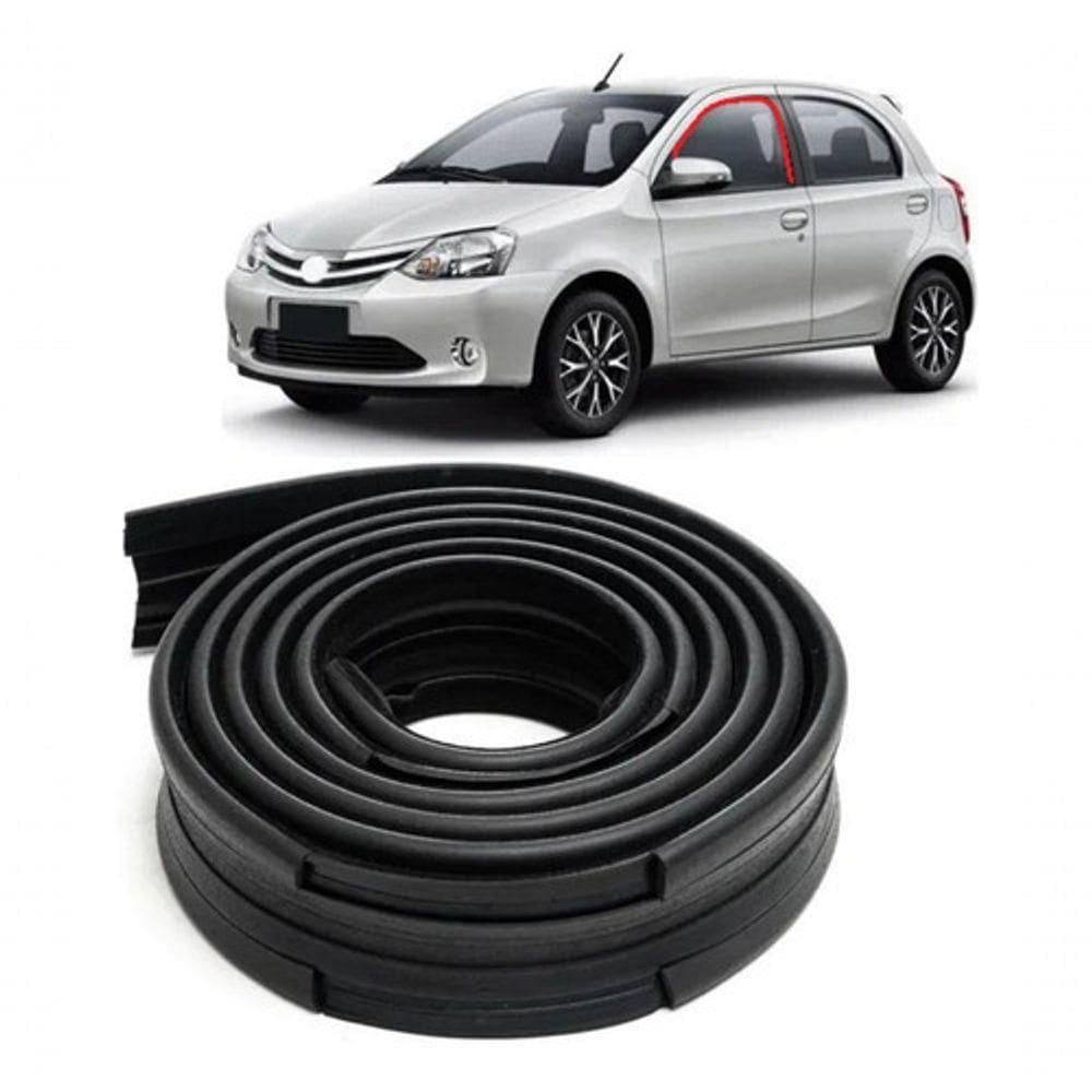 Canaleta Dianteira Borracha Vidro Direito Carro Etios [f103]