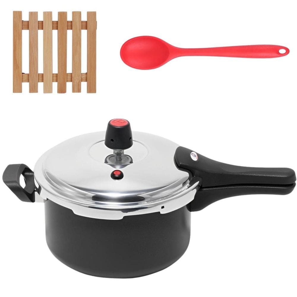 Panela De Pressão 3L Fechamento Externo + Descanso + Colher