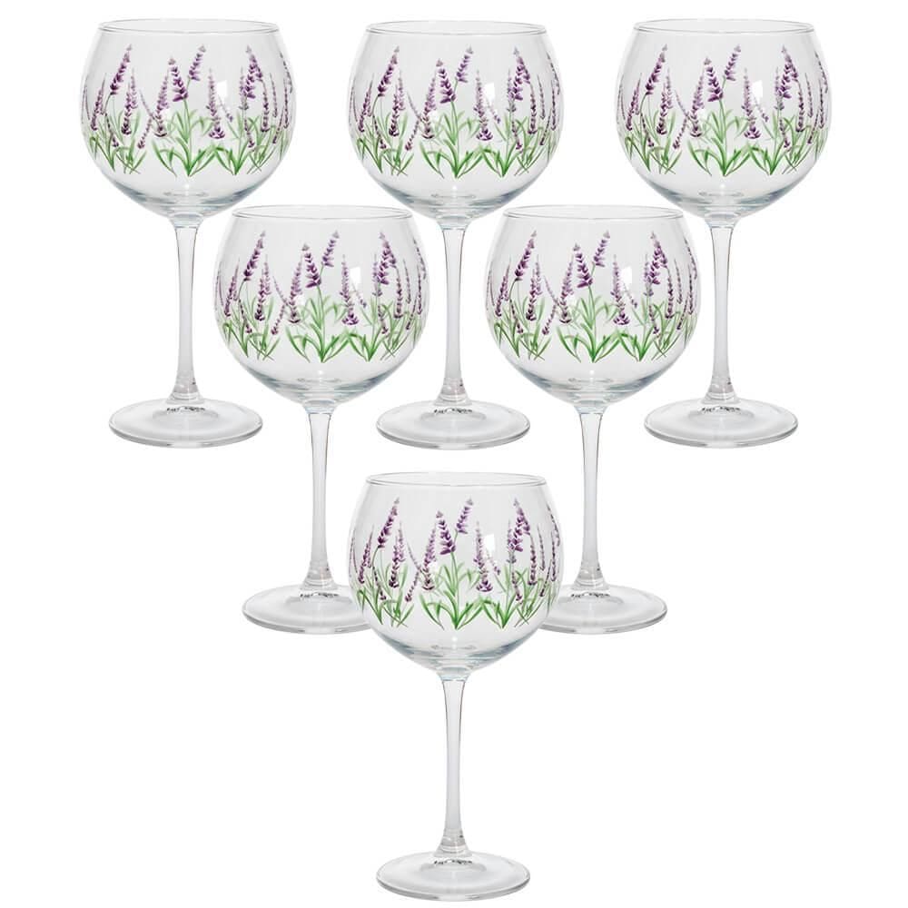 Jogo De Taças De Gin Blow Lavanda 630Ml 6 Peças - Hauskraft