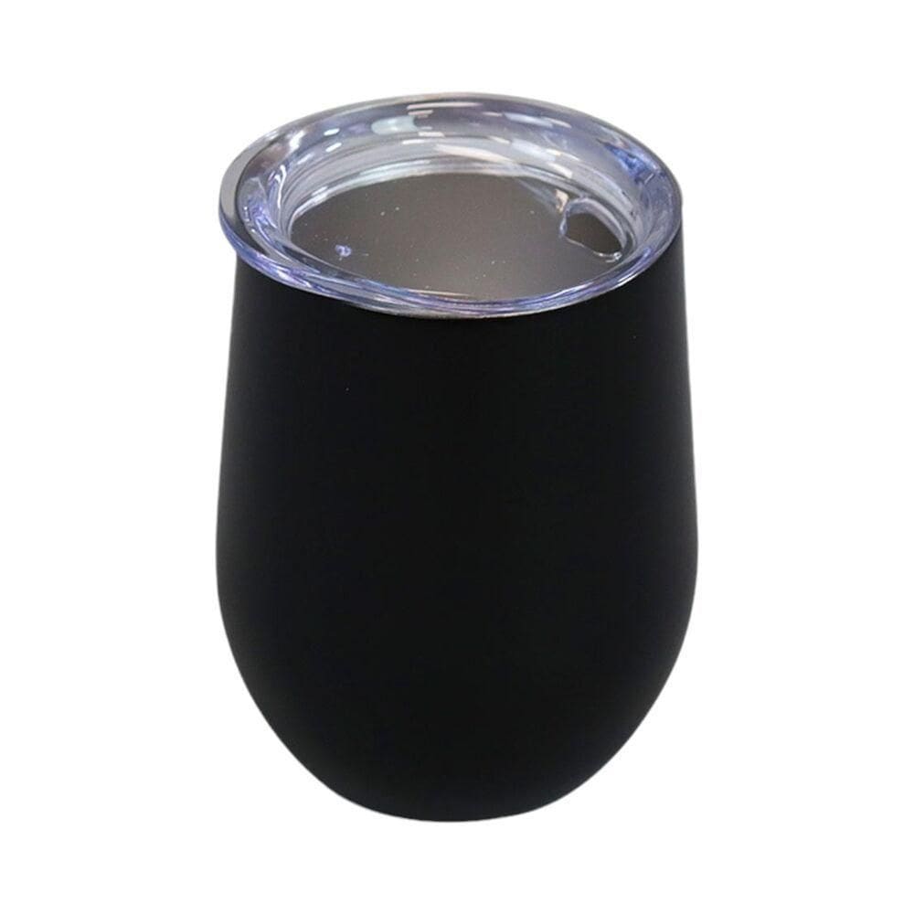 Copo Térmico Moderno Em Aço Inox Fosco Com Tampa Antivazamento E Isolamento Térmico