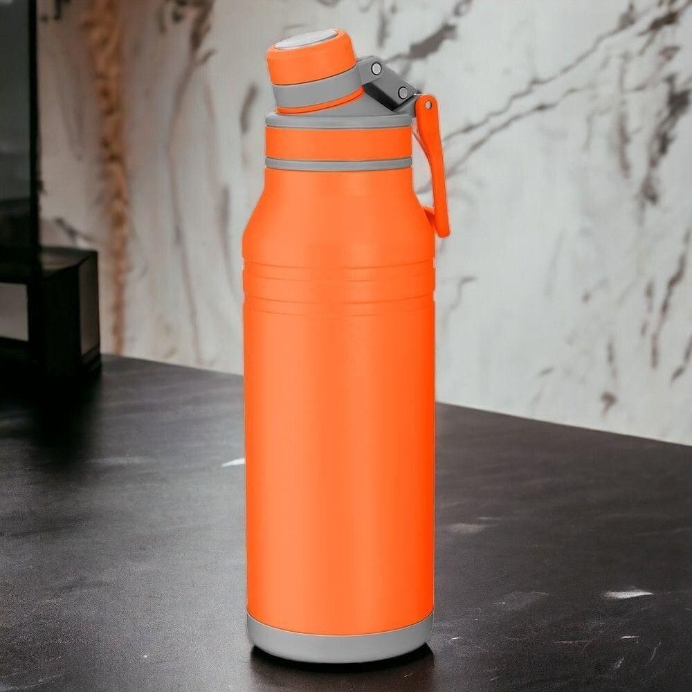 Garrafa Térmica Inox Laranja 1,2l: Praticidade E Estilo Para Sua Hidratação Diária