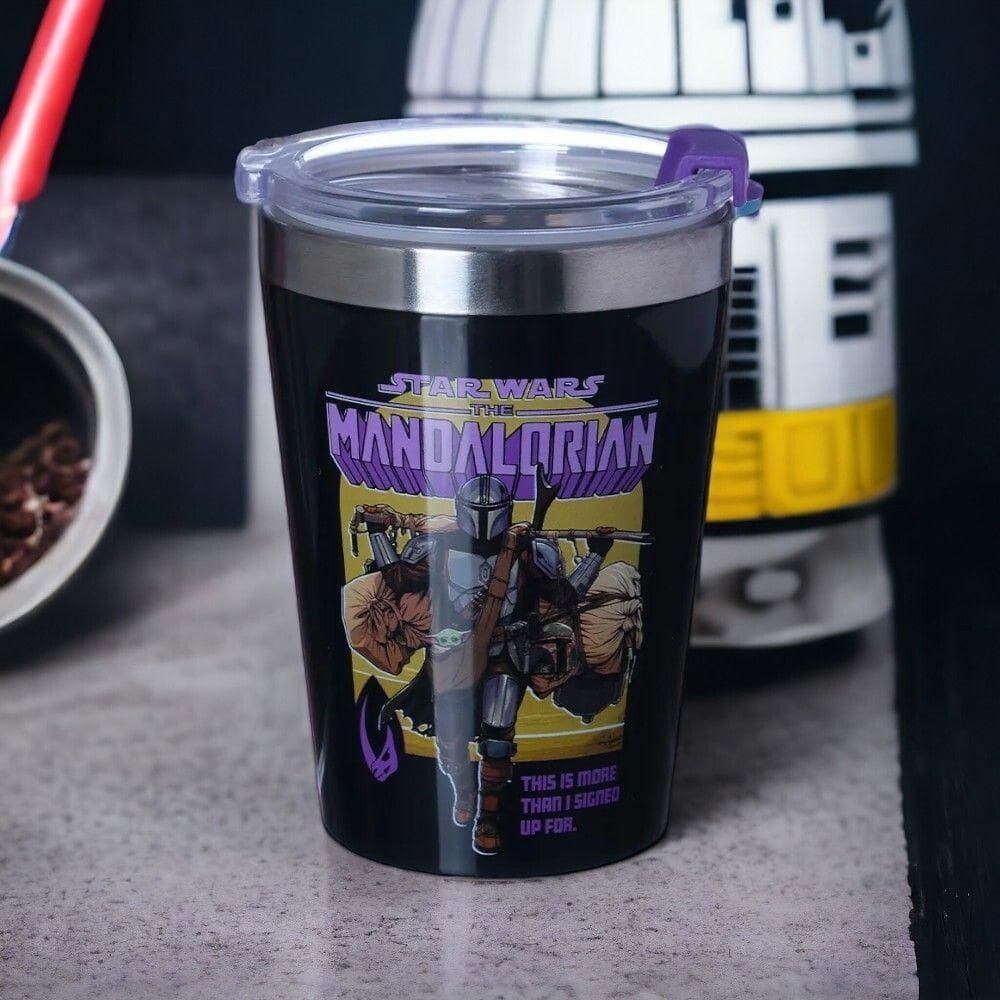Caneca De Viagem Mandalorian 300ml: Estilo E Aventura Nas Estrelas