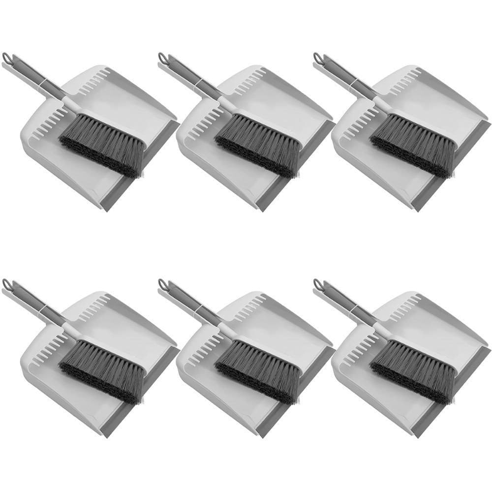 Kit 6X Escova De Limpeza Pá De Lixo Multiuso Flow - Ou