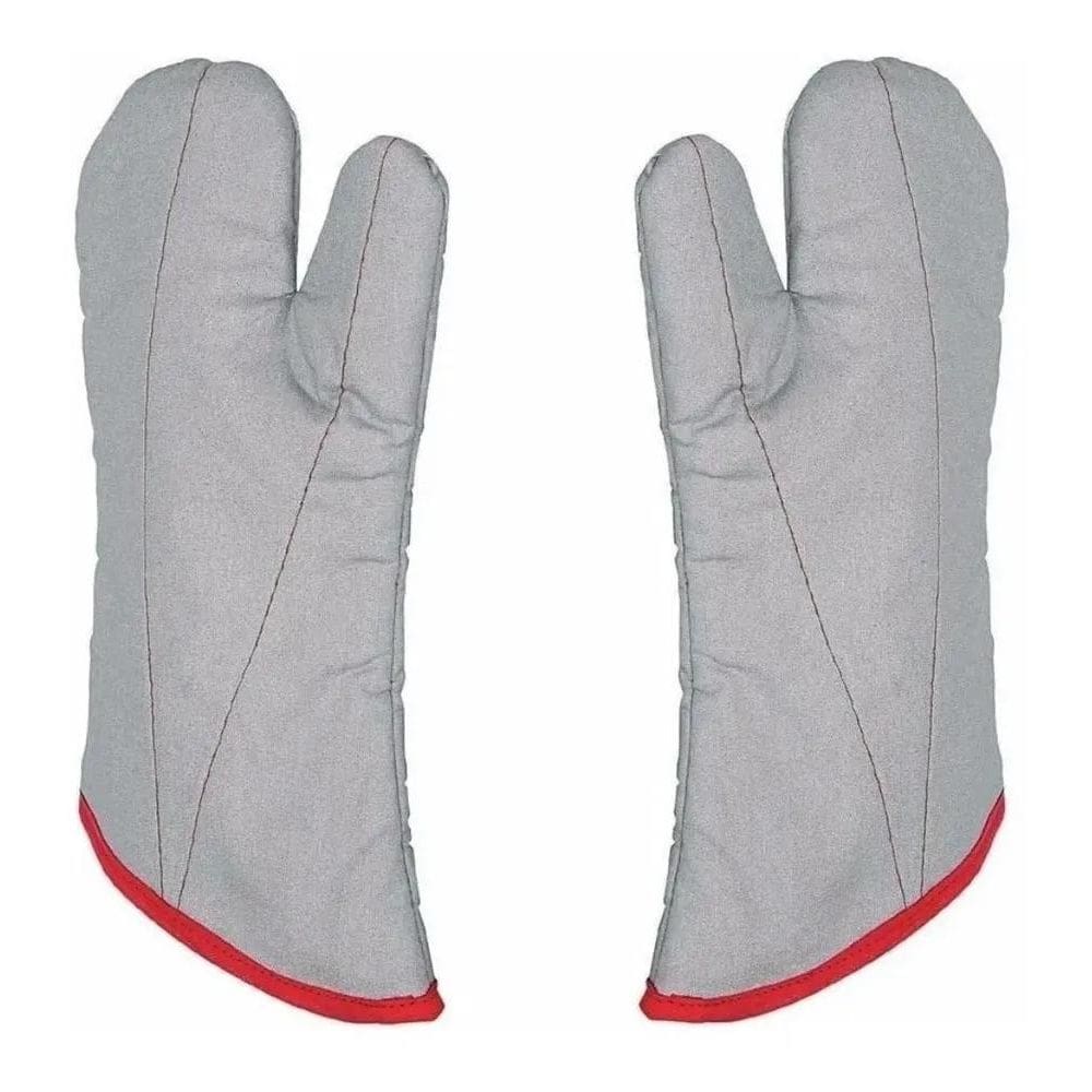 2X Par Luva Térmica Para Cozinha Cano Longo Para Forno Fogão