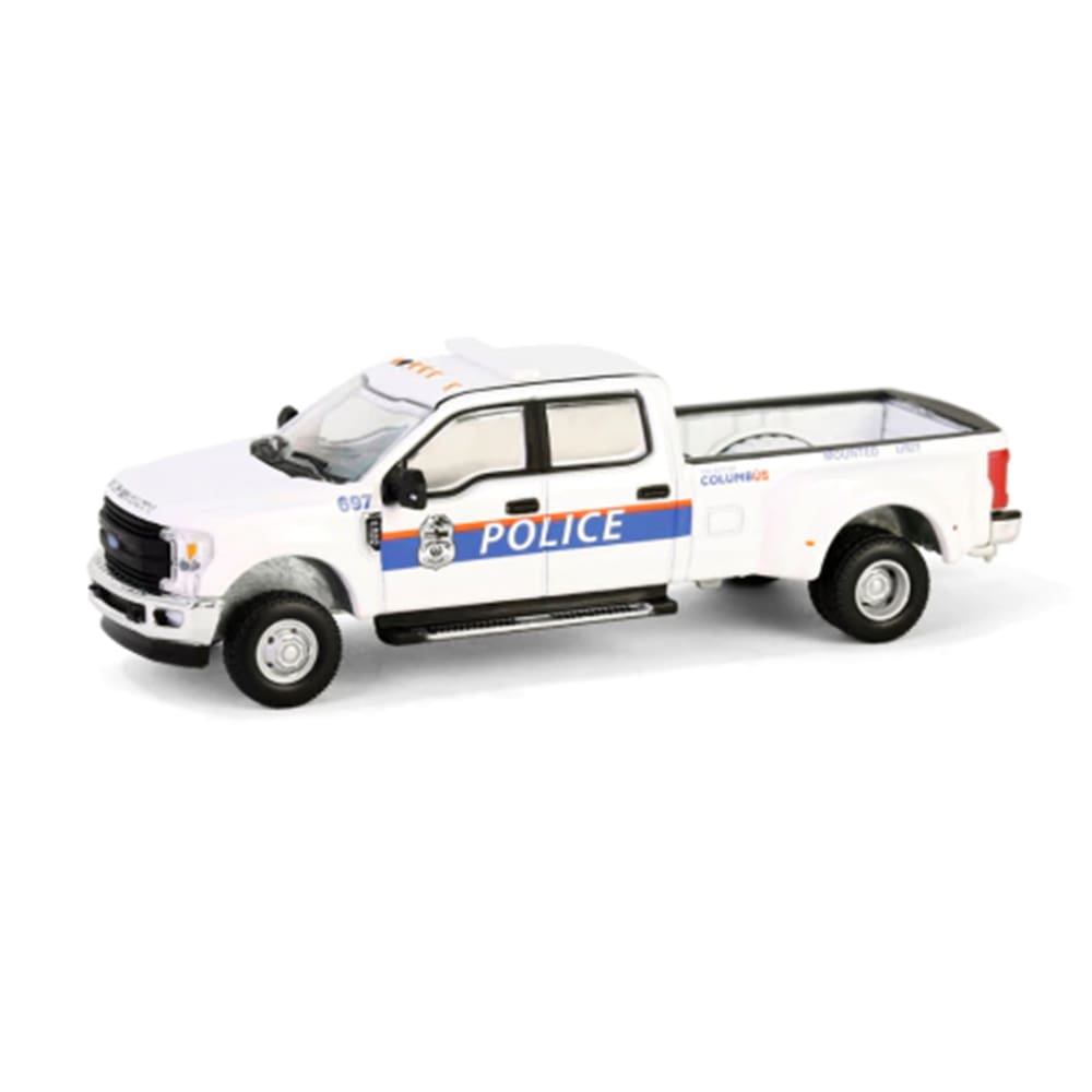 Miniatura 2019 Ford F-350 XL Columbus Police 1:64 Greenlight