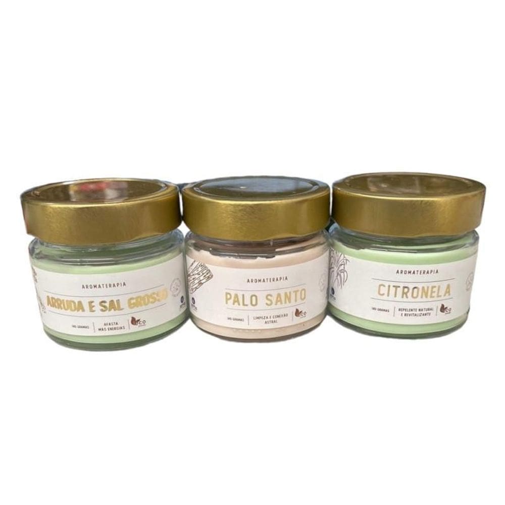 Kit 3 Velas Perfumadas Atria Indiana140G Cada- Escolha Aroma