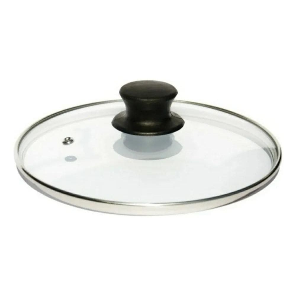 3X Tampa De Vidro Avulsa 22 Cm Para Panela Frigideira Caçaro