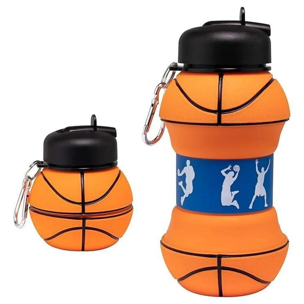 10X Vittak Garrafa Água Infantil Bola Dobrável 550Ml Futebol