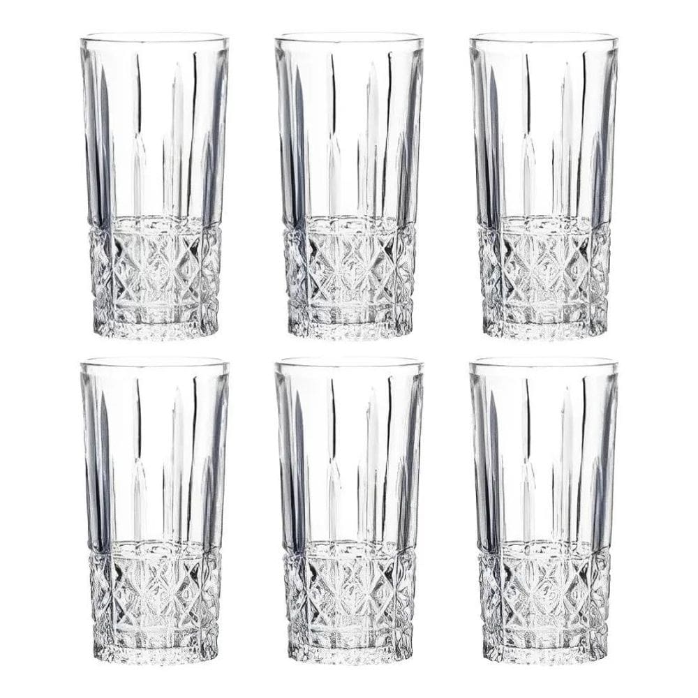 Jogo De 6 Copos Altos 300Ml Cristal Collection Class Home Co