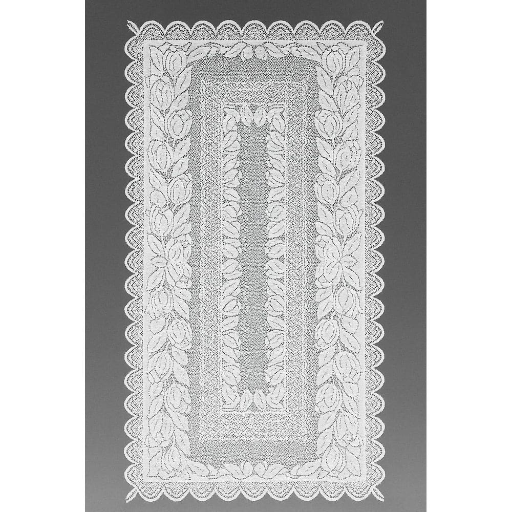 Trilho De Mesa Tulipas Renda Caminho Renda