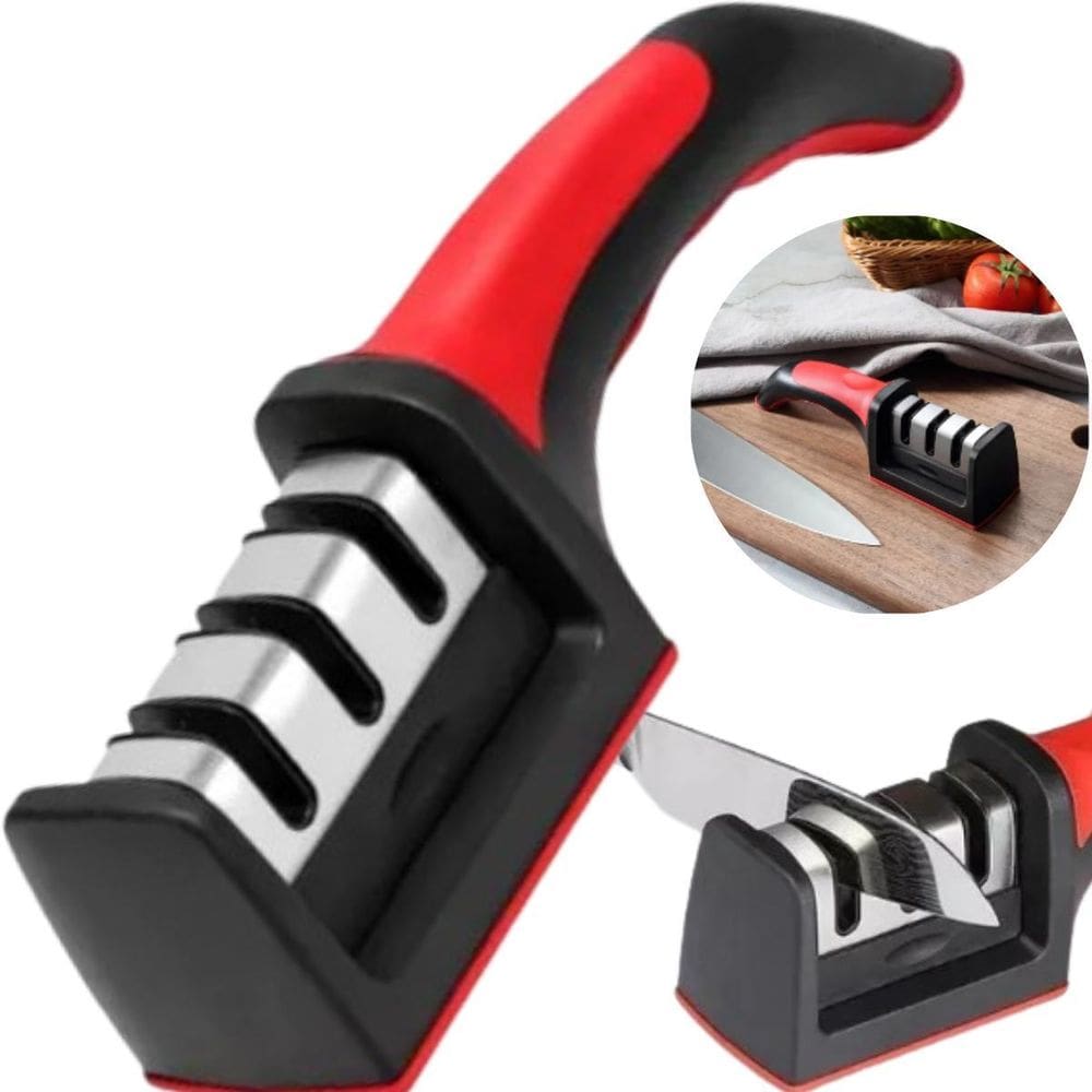 Amolador Facas Tesouras 3 Opções Top Linha