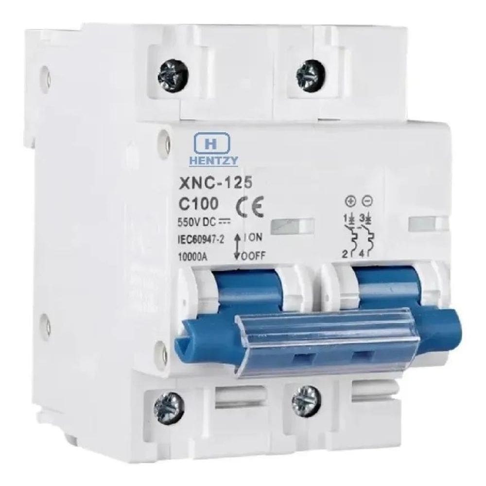 10X Disjuntor Proteção 80A/100A/125A -550V Dc Cc Solar - He