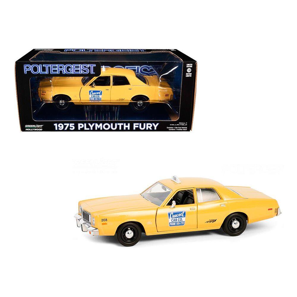Miniatura 75 Plymouth Fury Taxi Poltergeist 1:24 Greenlight