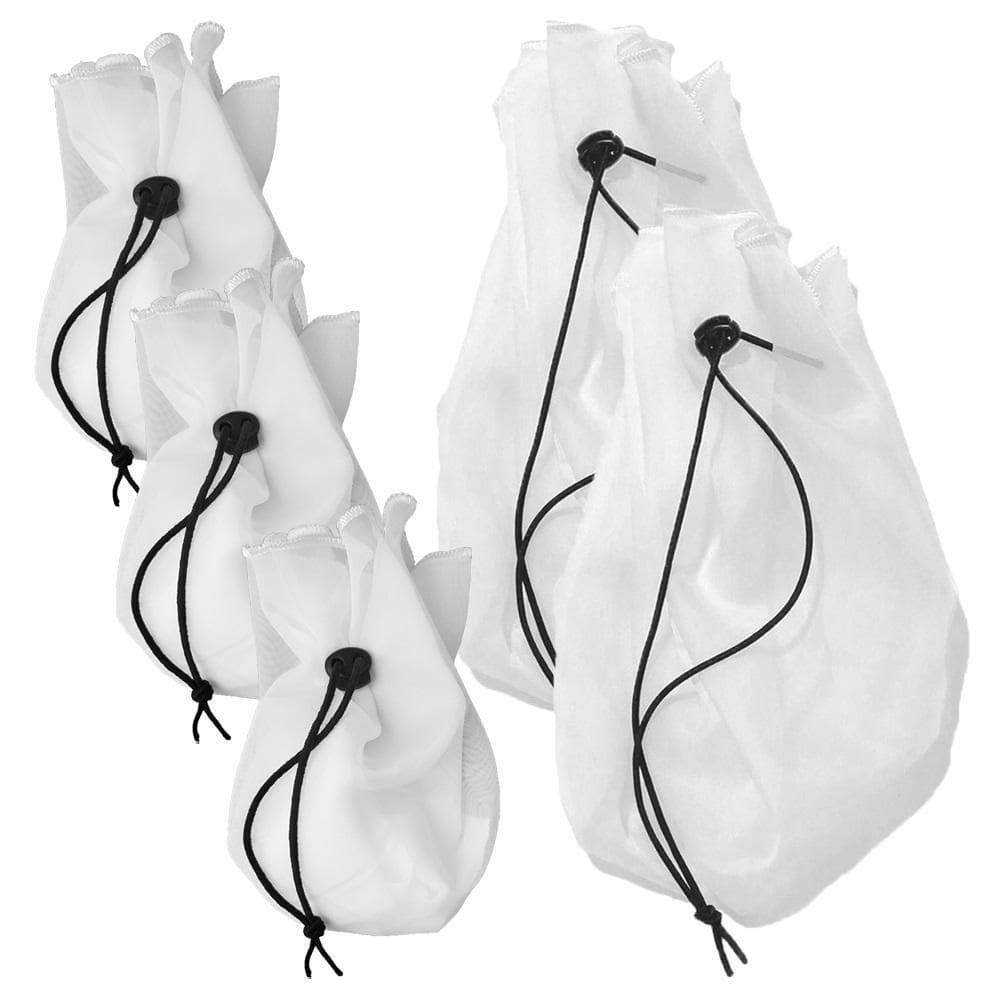 Kit Coador Voal Branco 3 Pp + 2 Médio Suco Verde Detox Kefir