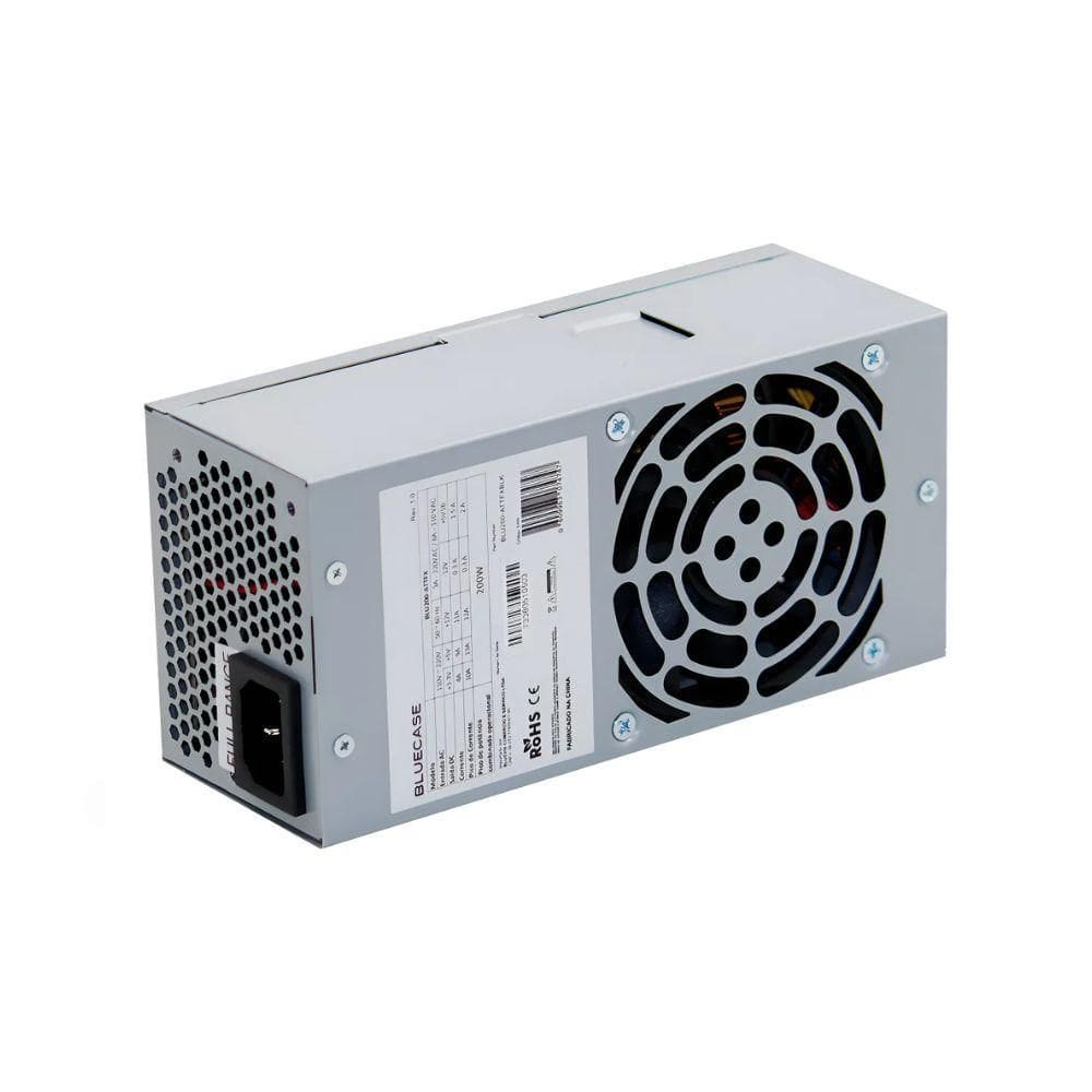 Fonte Sff 200w Bluecase (Blu200-Attfx) Prata C/ Cabod