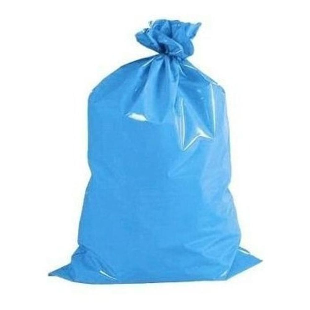 Saco Para Lixo De 20 Litros Cor Azul 35X45Cm C/100  1 Pct