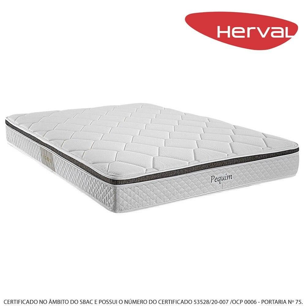 Colchão Queen Herval Molas Ensacadas Pequim, 22x158x198 cm