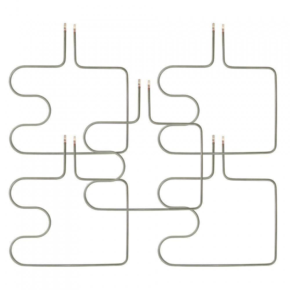 Kit Resistência Inferior Para Fornos Embutir - 5 Peças Verde 110V