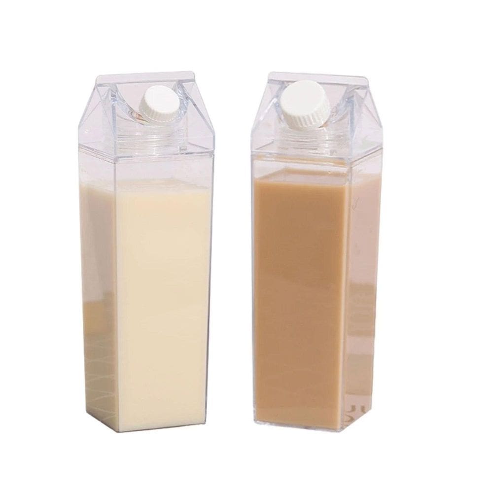 Kit 2 Garrafa Bebida Transparente Creative 1000Ml Suco Agua