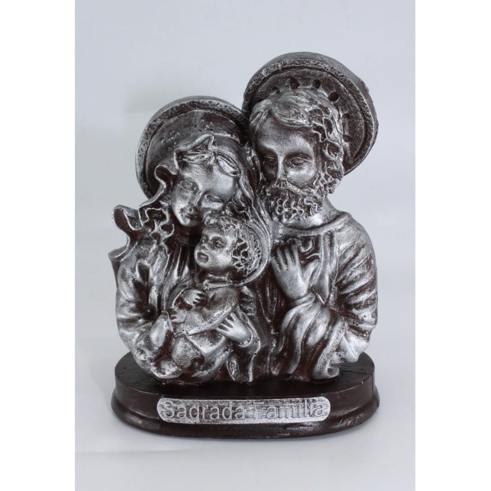 Sagrada Família Busto - 11 cm - Prateado