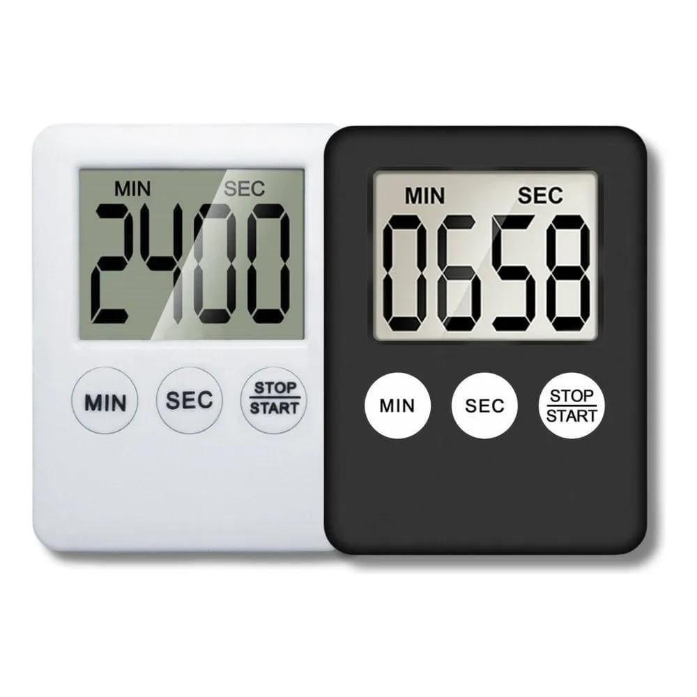 10X Kit 2 Cronômetro Timer Digital Temporizador Cozinha/Aca