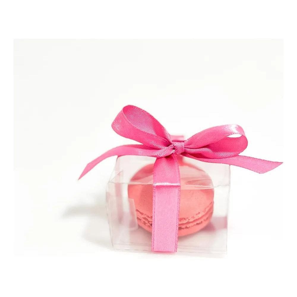 10X 50 Caixas De Acetato Para 1 Macaron - Medidas -5X5X3,5C