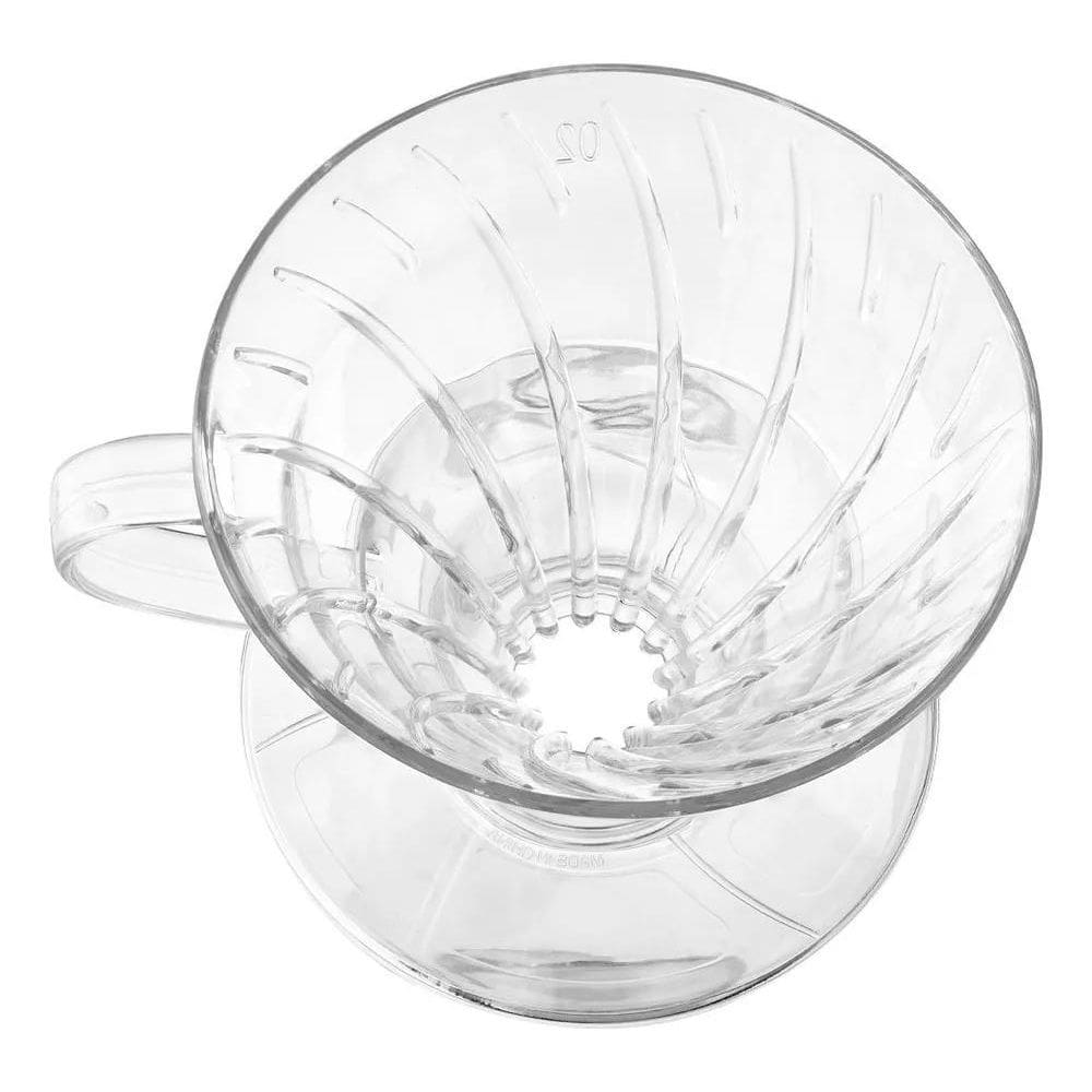 2X Suporte Para Filtro Coador De Café Transparente