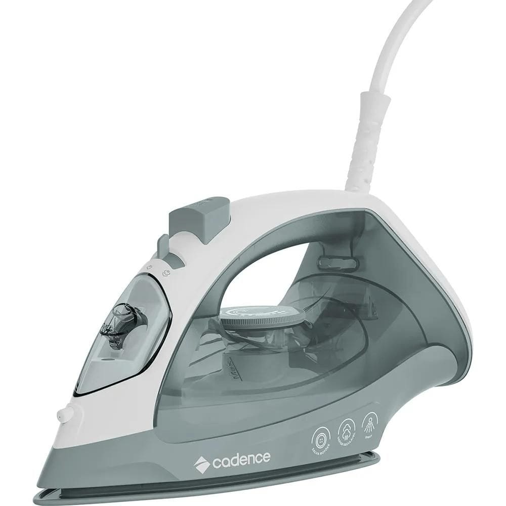 Ferro de Passar Roupa Cadence 2 em 1 IRO215 Cinza