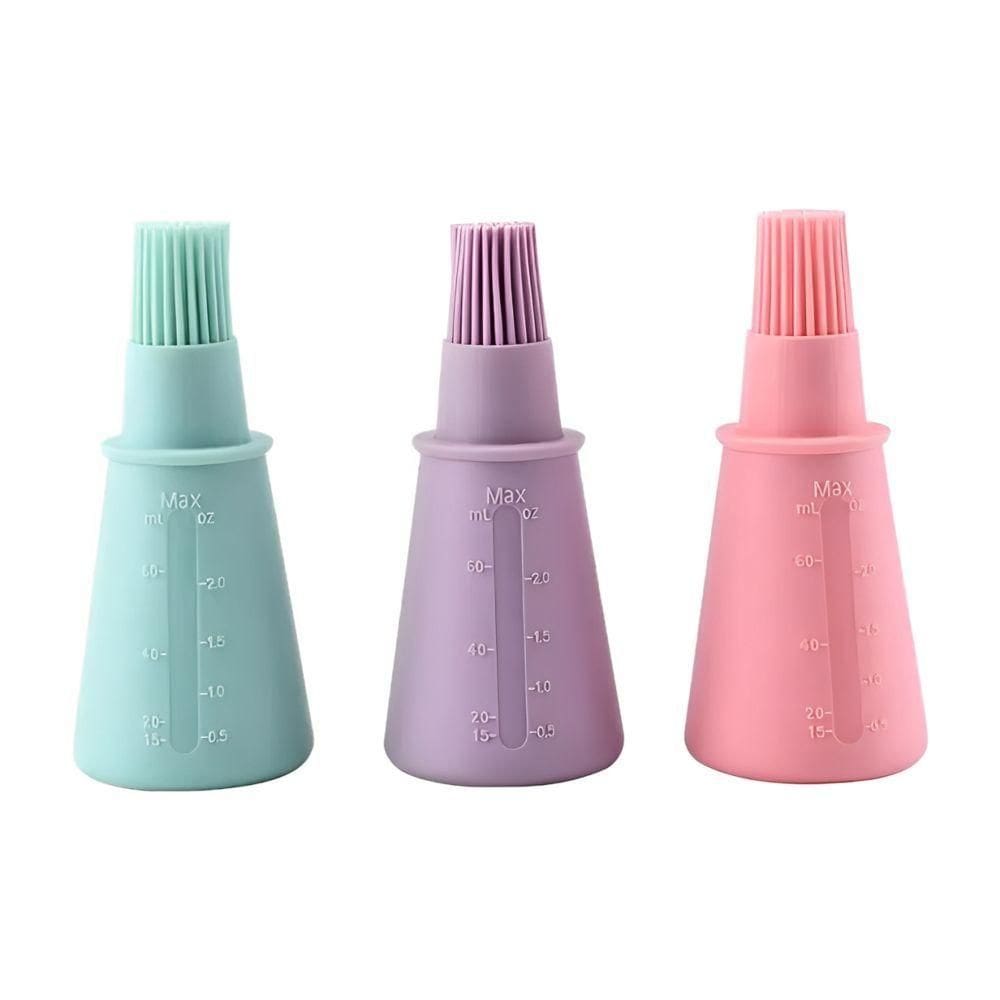 Pincel Silicone Com Dispenser - A Revolução Na Preparação Dos Seus Pratos!