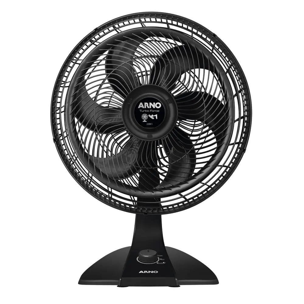 Ventilador Arno Turbo Force 2 em 1 40cm Vf42 Preto - 110V