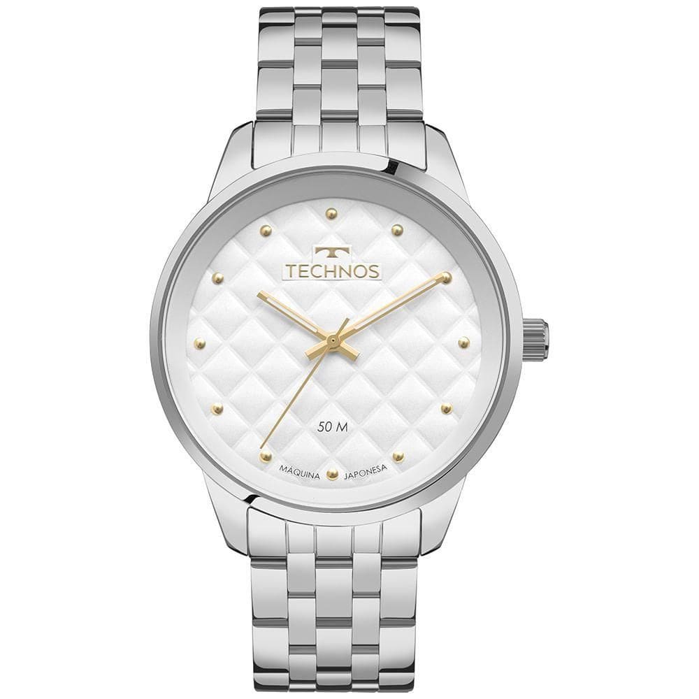 Relógio Technos Feminino Brilho Prata - 2035nep-1k