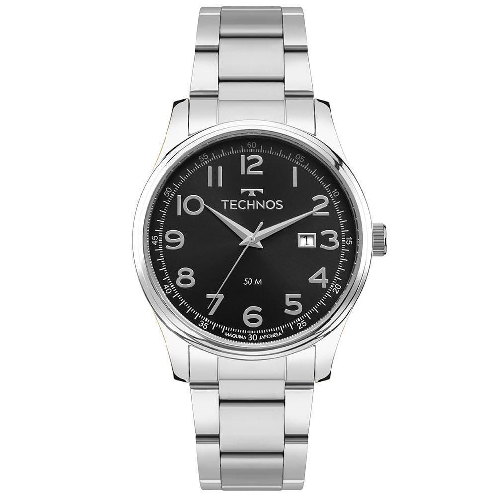 Relógio Technos Masculino Steel Prata - 2115uch-1p