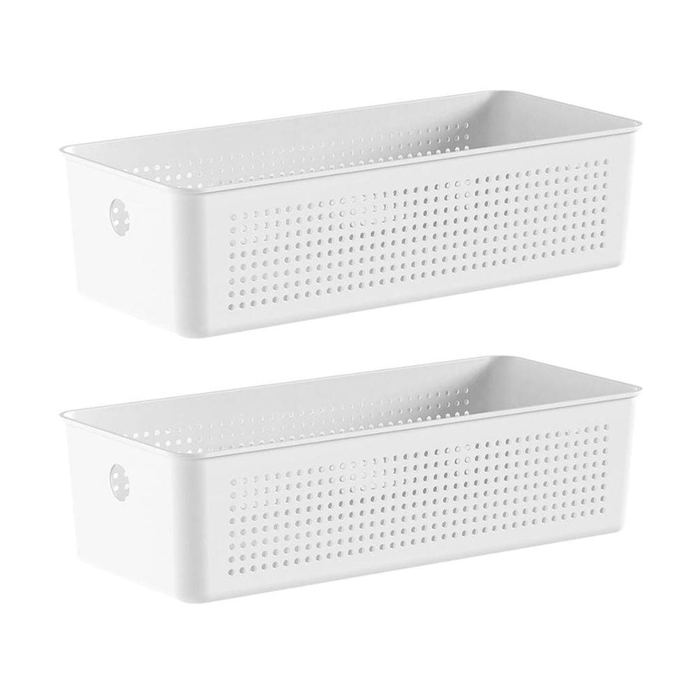 Kit 2 Cesto Organizador 4,5 Litros Multiuso Para Lavanderia