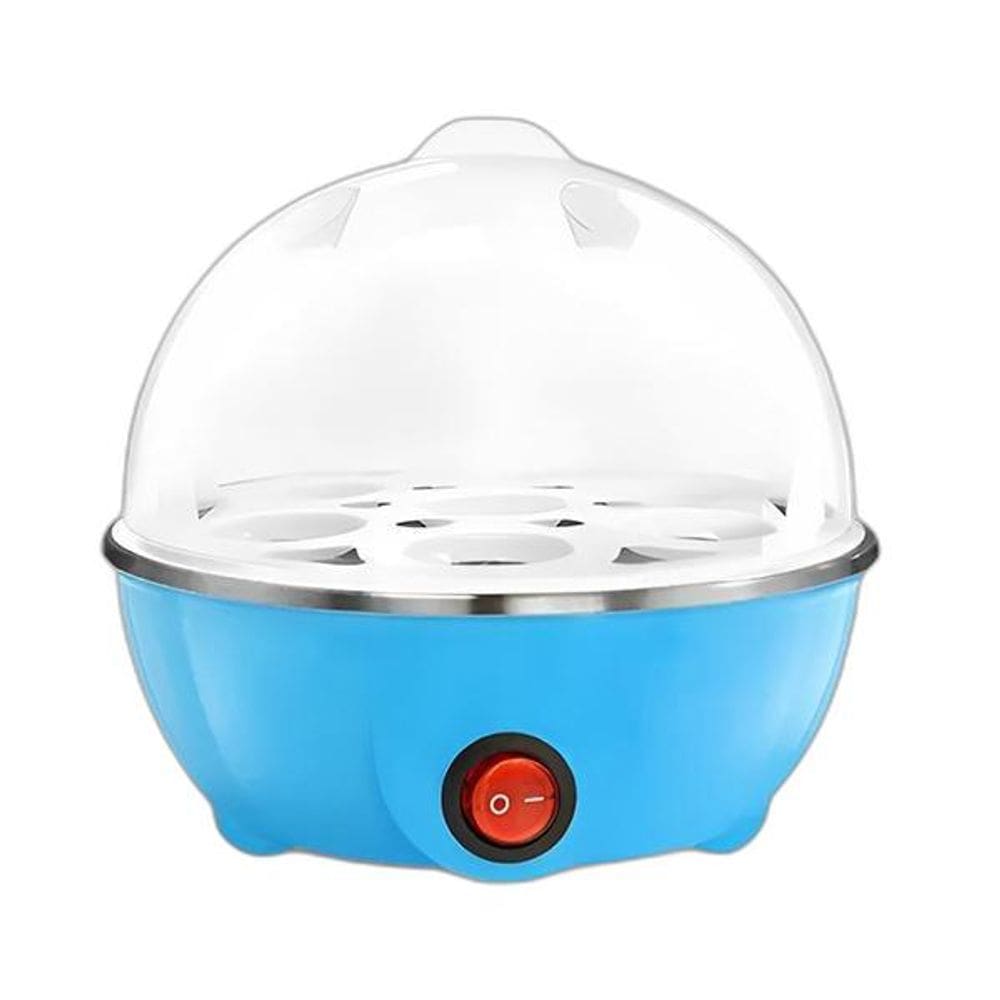 Cozedor Portátil Azul 110V Para Cozimento De Ovos A Vapor