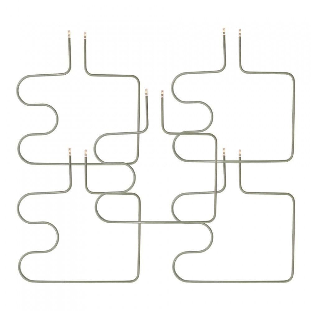 Kit Resistência Inferior Para Fornos Embutir 220V - 5 Peças Verde 220V