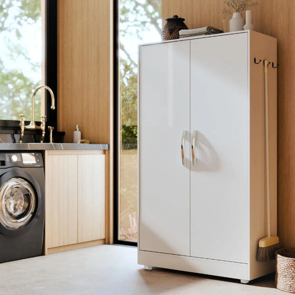 Roupeiro Com Prateleiras Internas Compacto Quarto Solteiro